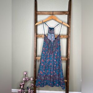 American Eagle Outfitters Blue Floral Dress
